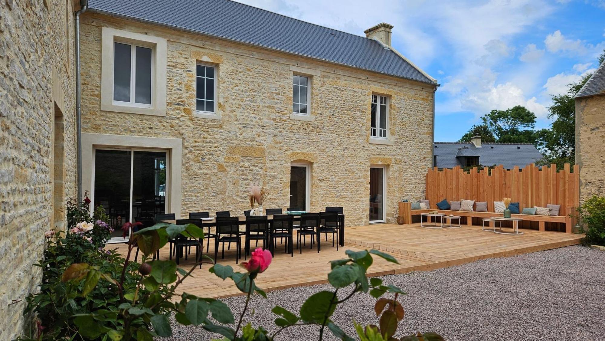 L'Echo Des Vagues Villa Longues-sur-Mer Exterior photo